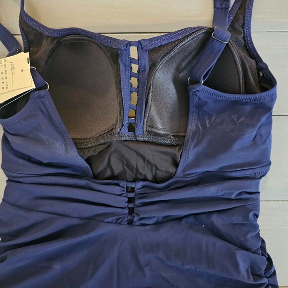 Profile by Gottex Womens Standard Keyhole Scoop Neck Tankini Top Swimsuit Size 8 - Picture 8 of 11